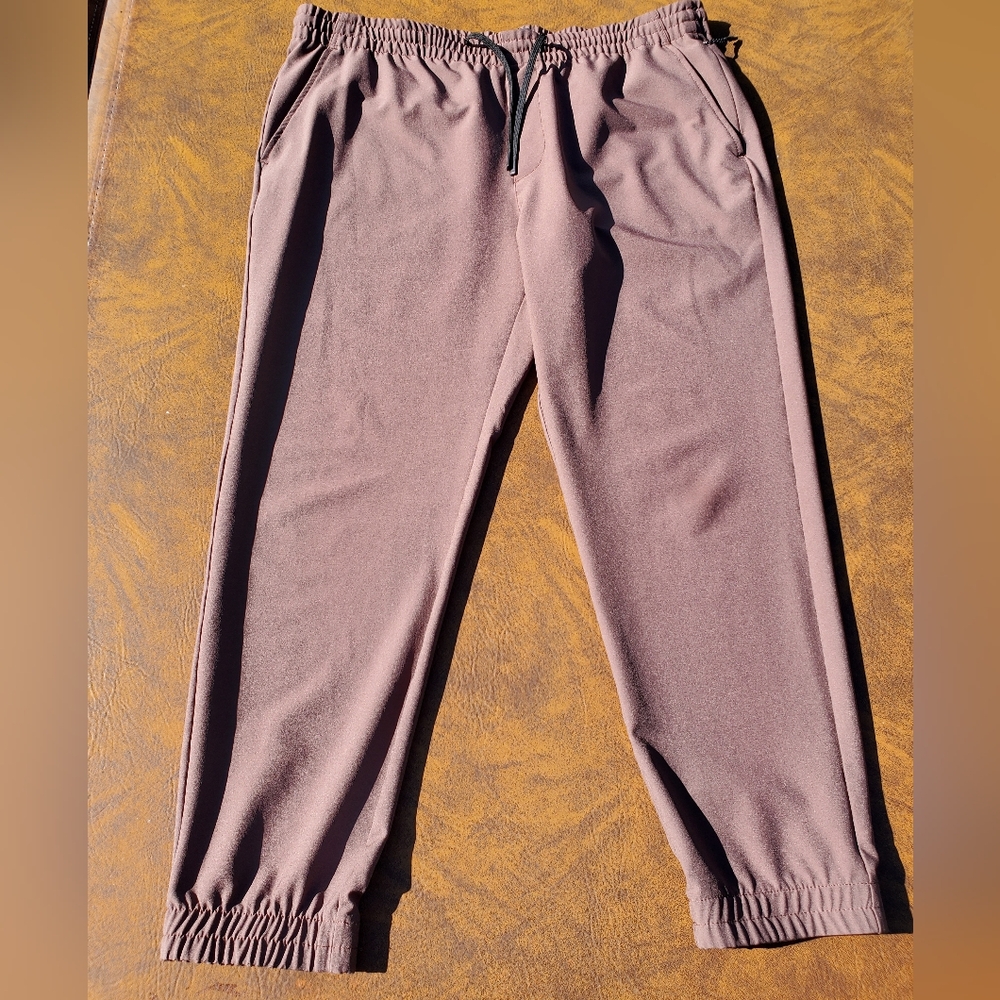 Brand New! Mens FLX Dynamic Stretch Jogger pants, Brown, Size XL